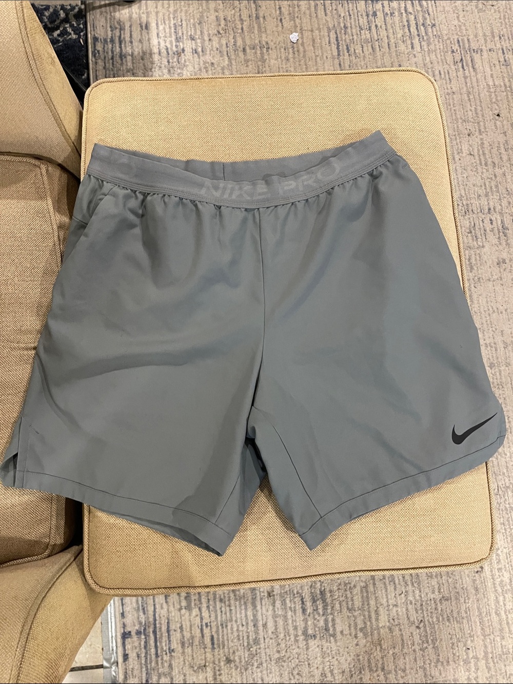 Nike Men’s Gray Athletic Dri-FIT Shorts